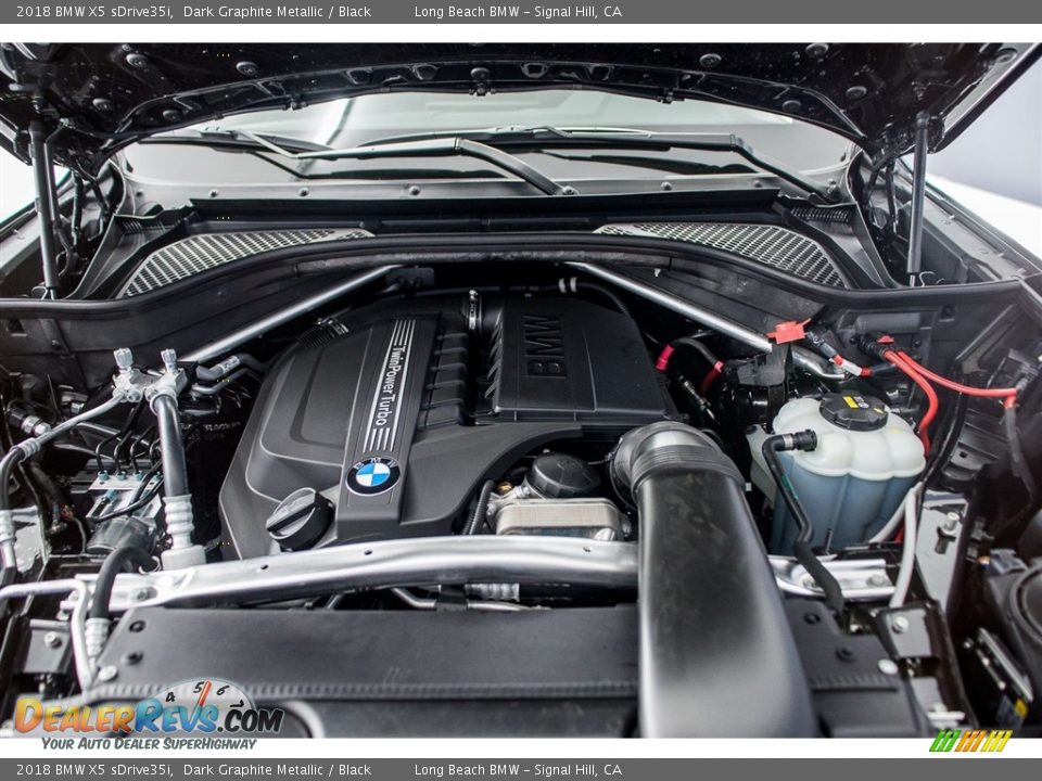 2018 BMW X5 sDrive35i Dark Graphite Metallic / Black Photo #8