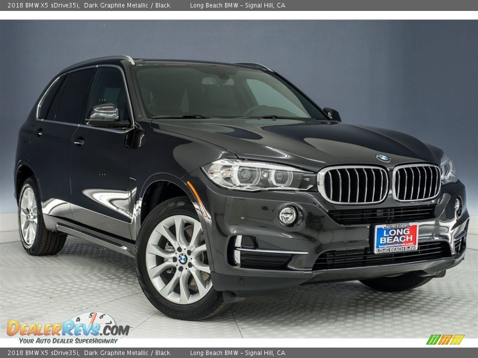 2018 BMW X5 sDrive35i Dark Graphite Metallic / Black Photo #11