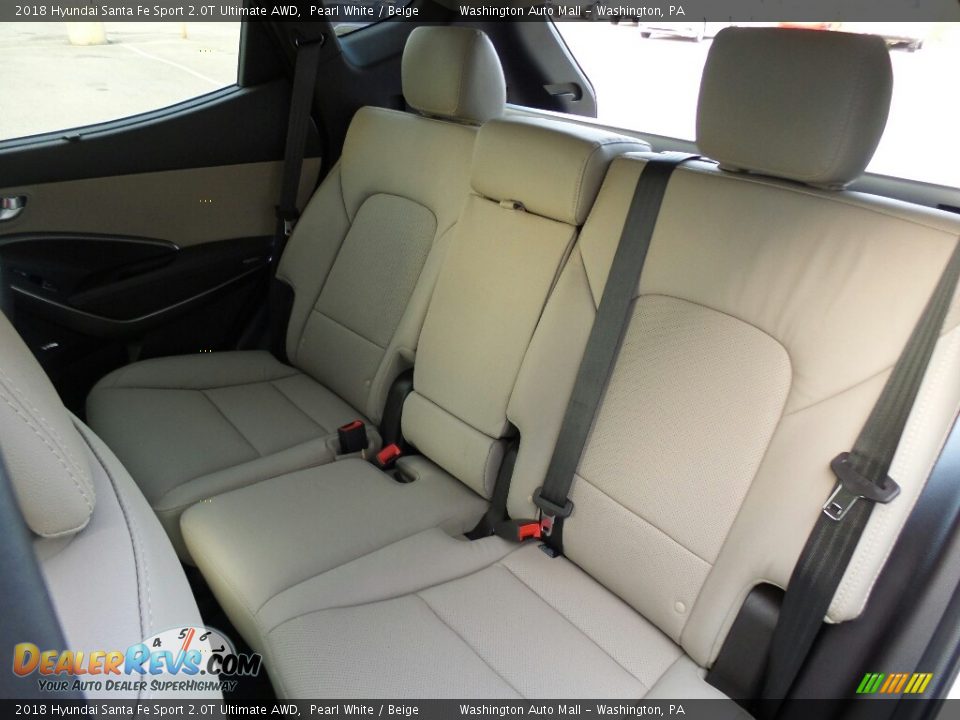 Rear Seat of 2018 Hyundai Santa Fe Sport 2.0T Ultimate AWD Photo #11