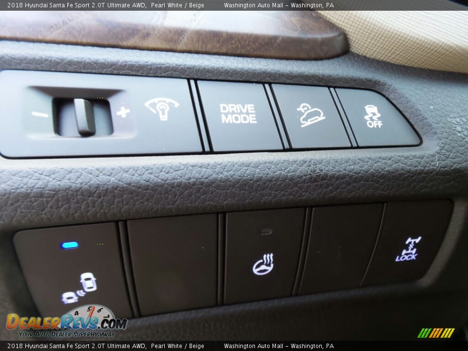 Controls of 2018 Hyundai Santa Fe Sport 2.0T Ultimate AWD Photo #14