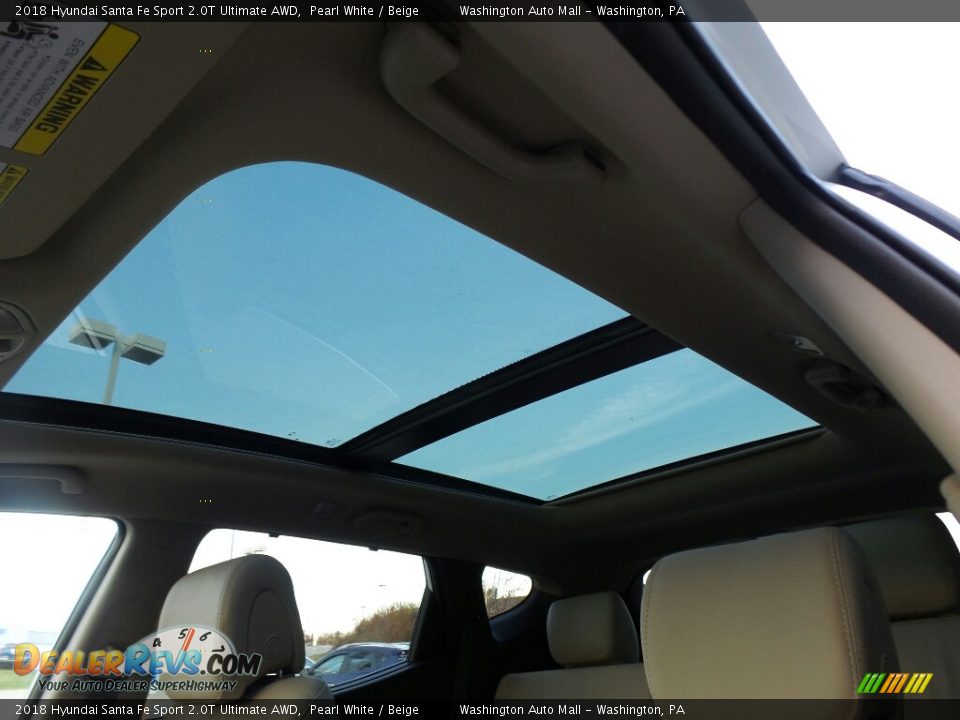 Sunroof of 2018 Hyundai Santa Fe Sport 2.0T Ultimate AWD Photo #35