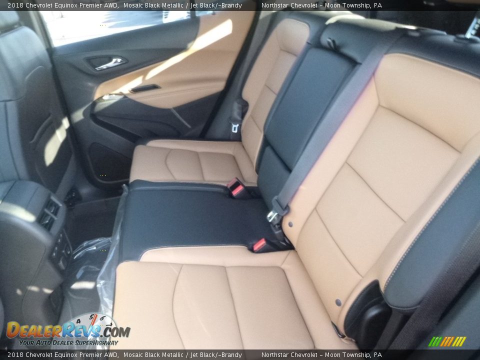 2018 Chevrolet Equinox Premier AWD Mosaic Black Metallic / Jet Black/­Brandy Photo #12