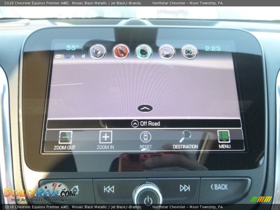 2018 Chevrolet Equinox Premier AWD Mosaic Black Metallic / Jet Black/­Brandy Photo #18