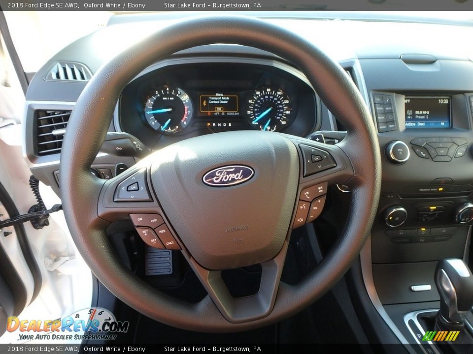 2018 Ford Edge SE AWD Steering Wheel Photo #16