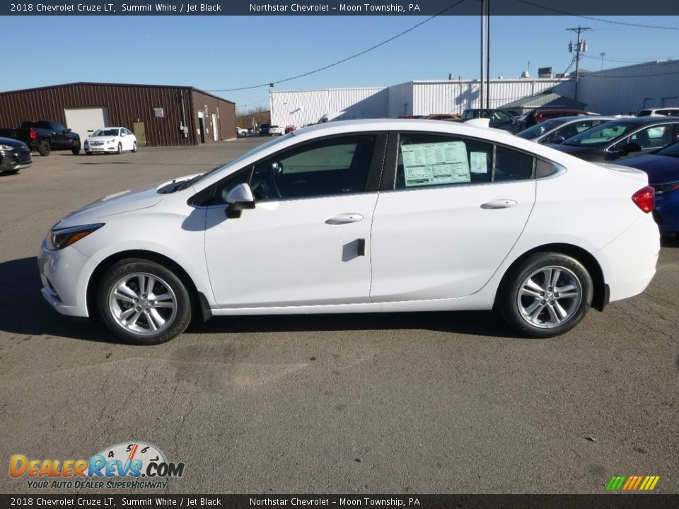 2018 Chevrolet Cruze LT Summit White / Jet Black Photo #2