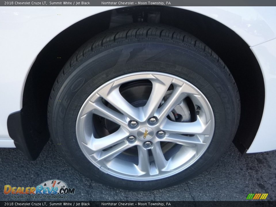 2018 Chevrolet Cruze LT Summit White / Jet Black Photo #9