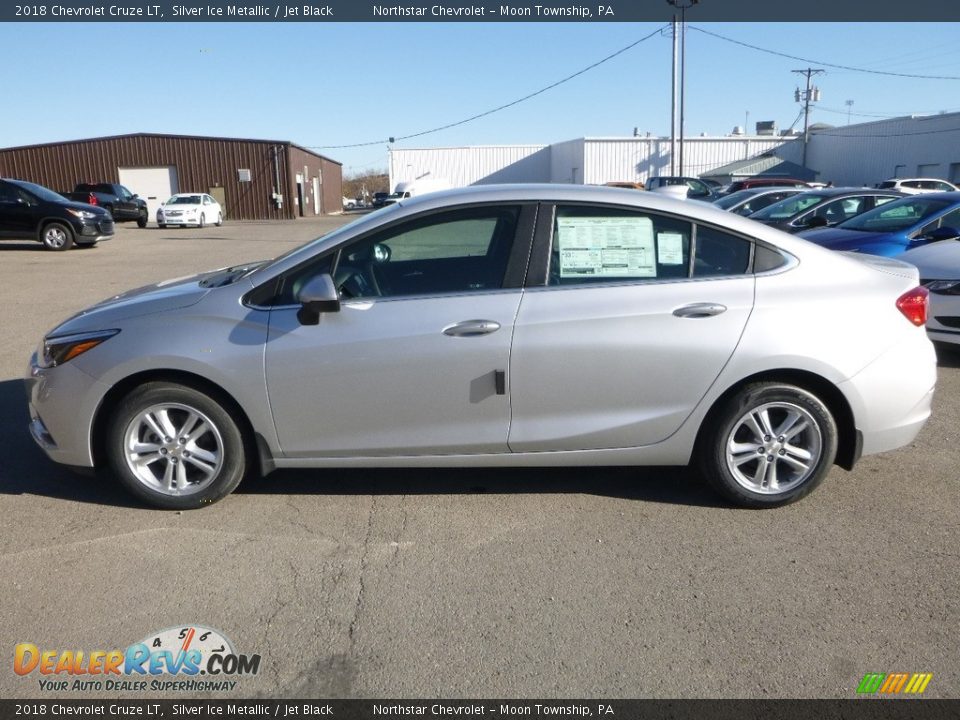 2018 Chevrolet Cruze LT Silver Ice Metallic / Jet Black Photo #2