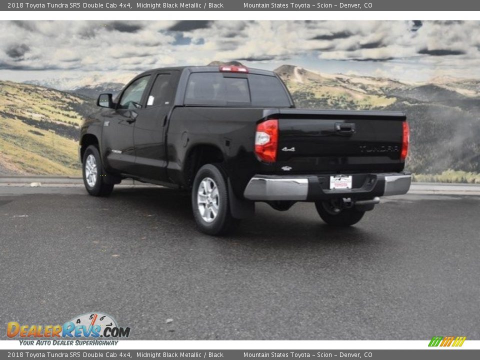 2018 Toyota Tundra SR5 Double Cab 4x4 Midnight Black Metallic / Black Photo #3