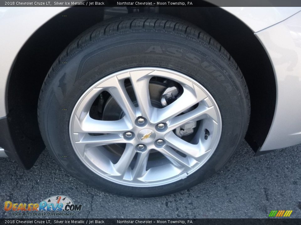 2018 Chevrolet Cruze LT Silver Ice Metallic / Jet Black Photo #9