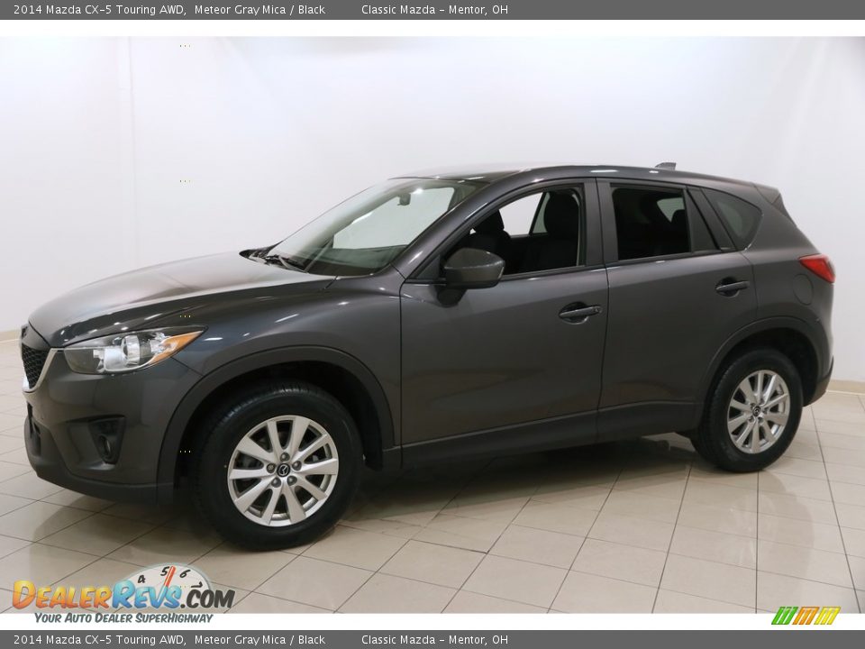2014 Mazda CX-5 Touring AWD Meteor Gray Mica / Black Photo #3