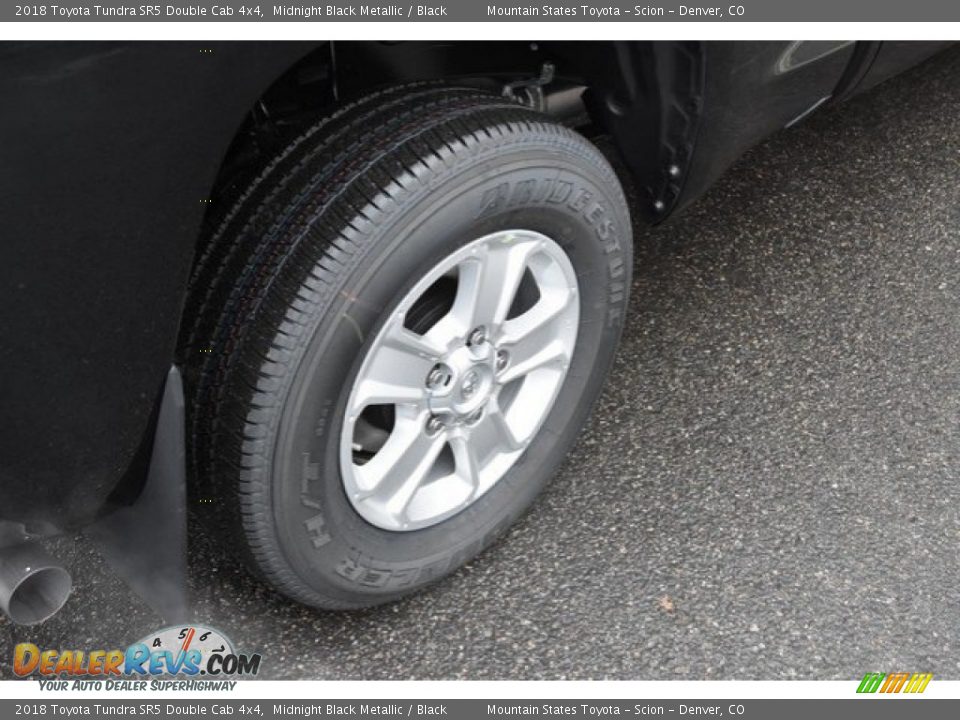 2018 Toyota Tundra SR5 Double Cab 4x4 Midnight Black Metallic / Black Photo #9