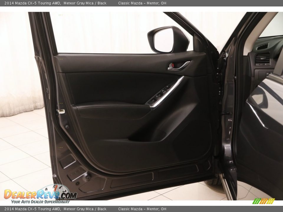 2014 Mazda CX-5 Touring AWD Meteor Gray Mica / Black Photo #4