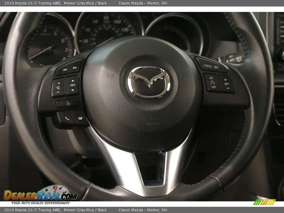 2014 Mazda CX-5 Touring AWD Meteor Gray Mica / Black Photo #6