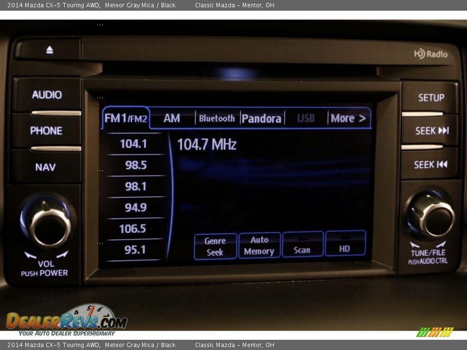 2014 Mazda CX-5 Touring AWD Meteor Gray Mica / Black Photo #9
