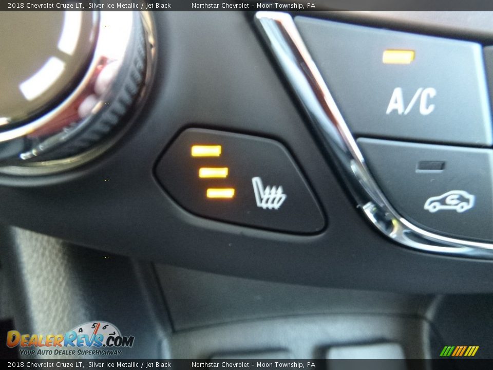 2018 Chevrolet Cruze LT Silver Ice Metallic / Jet Black Photo #19