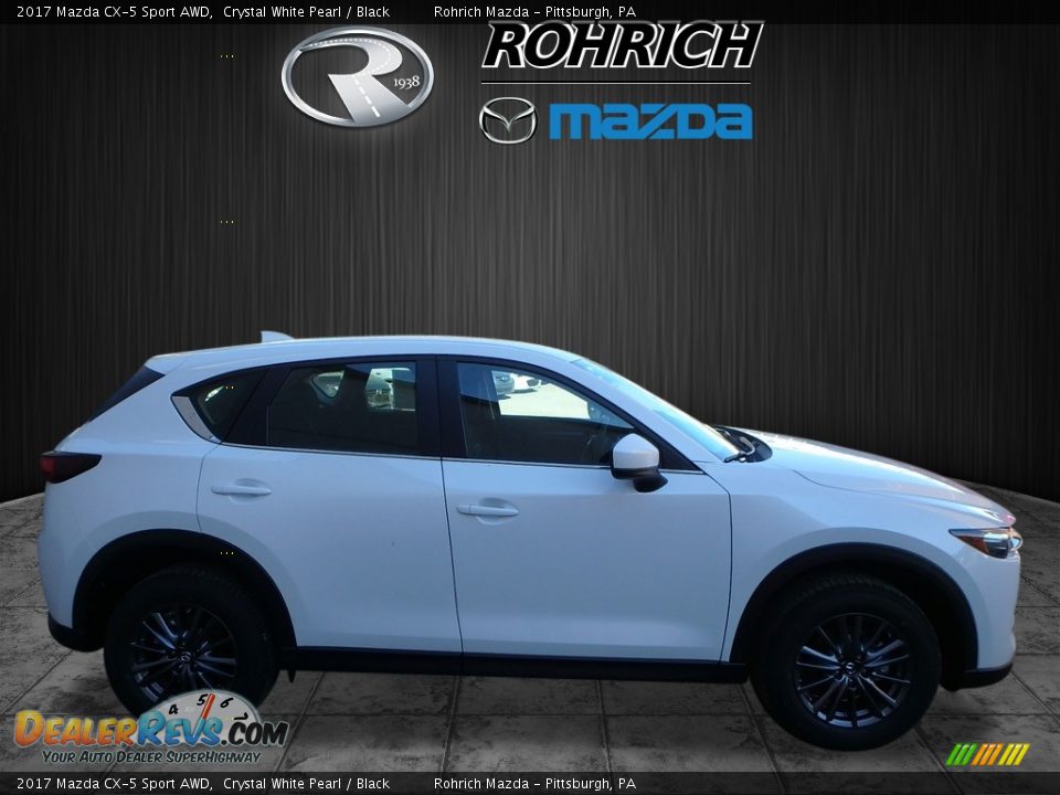 2017 Mazda CX-5 Sport AWD Crystal White Pearl / Black Photo #2