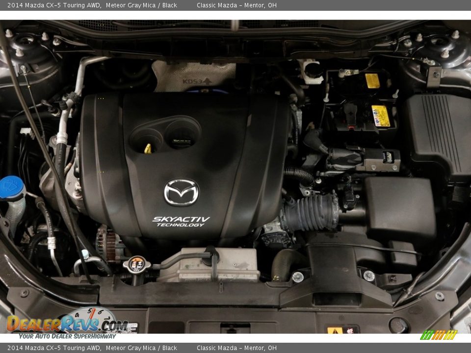 2014 Mazda CX-5 Touring AWD Meteor Gray Mica / Black Photo #16