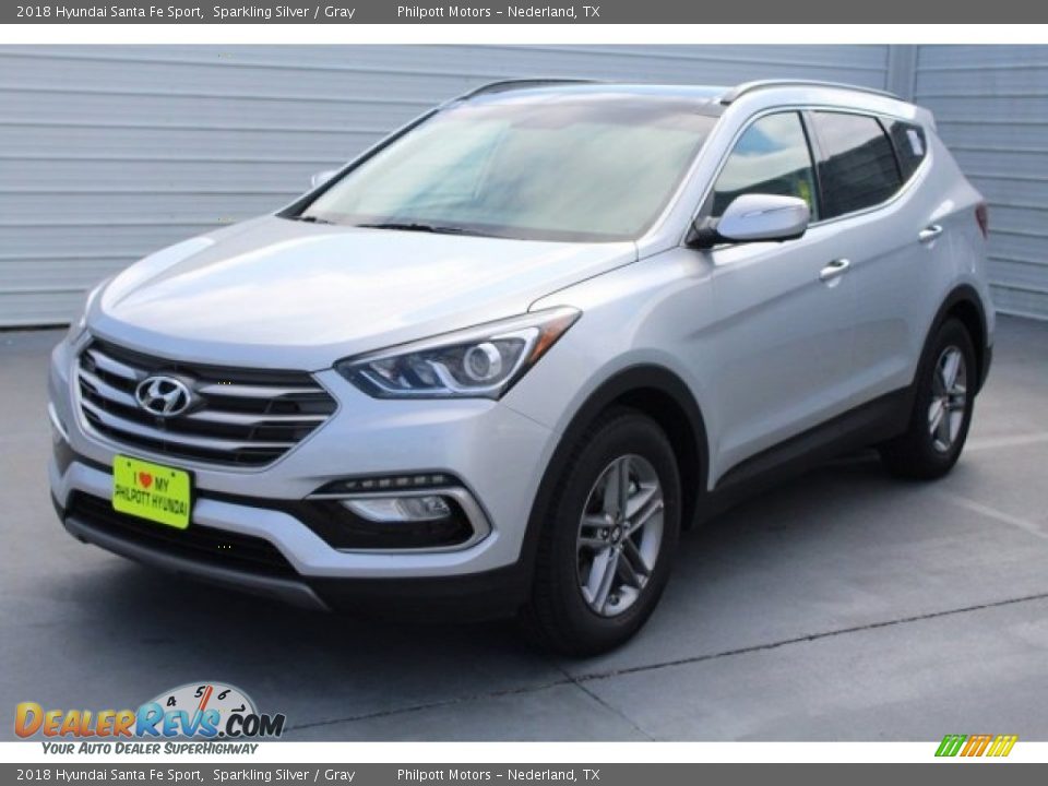 2018 Hyundai Santa Fe Sport Sparkling Silver / Gray Photo #3