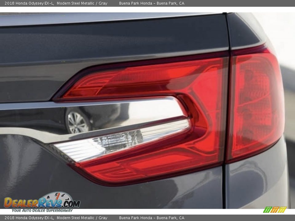 2018 Honda Odyssey EX-L Modern Steel Metallic / Gray Photo #4
