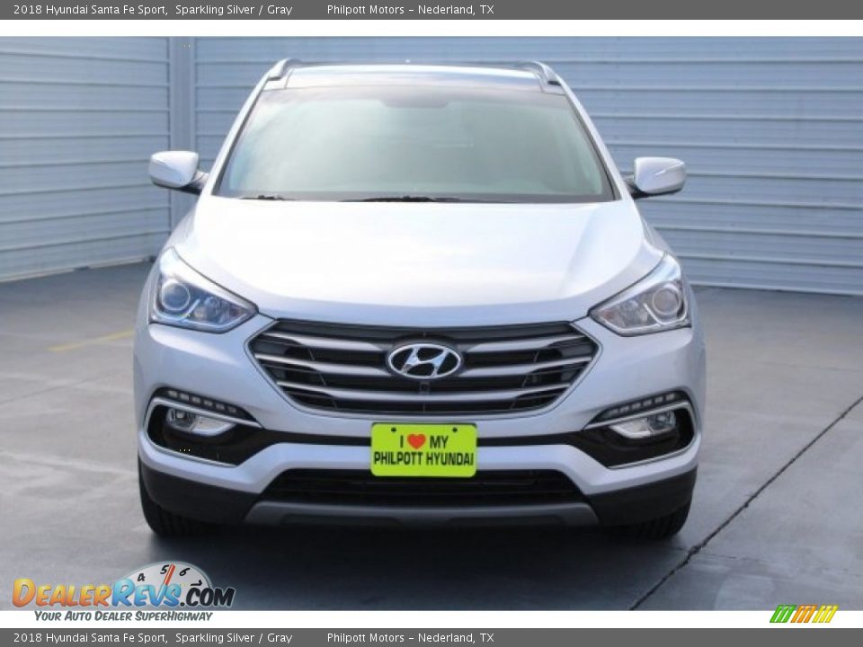 2018 Hyundai Santa Fe Sport Sparkling Silver / Gray Photo #2