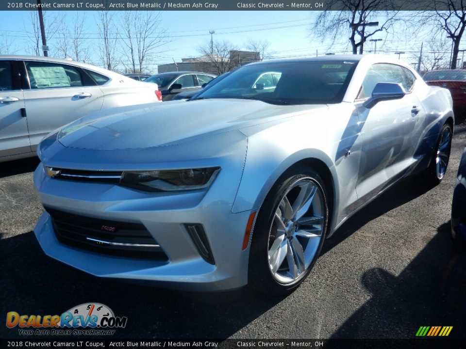 2018 Chevrolet Camaro LT Coupe Arctic Blue Metallic / Medium Ash Gray Photo #1