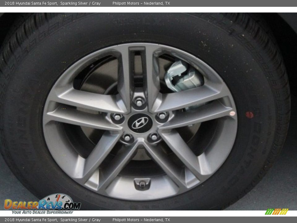 2018 Hyundai Santa Fe Sport Sparkling Silver / Gray Photo #5