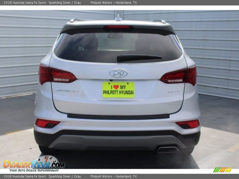 2018 Hyundai Santa Fe Sport Sparkling Silver / Gray Photo #7