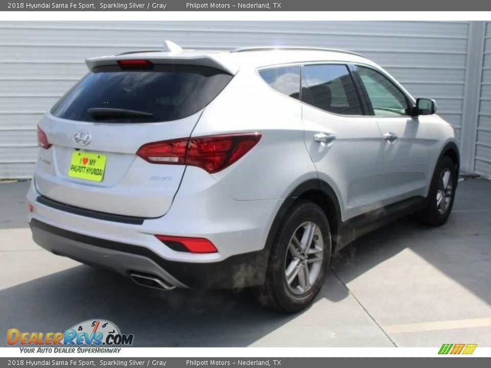 2018 Hyundai Santa Fe Sport Sparkling Silver / Gray Photo #8