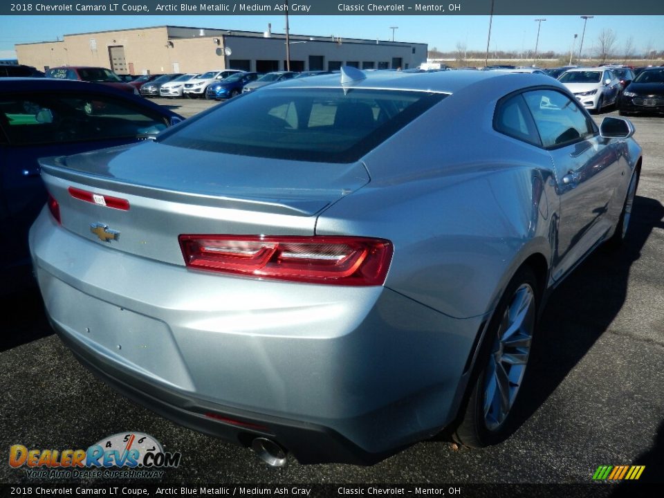 2018 Chevrolet Camaro LT Coupe Arctic Blue Metallic / Medium Ash Gray Photo #4