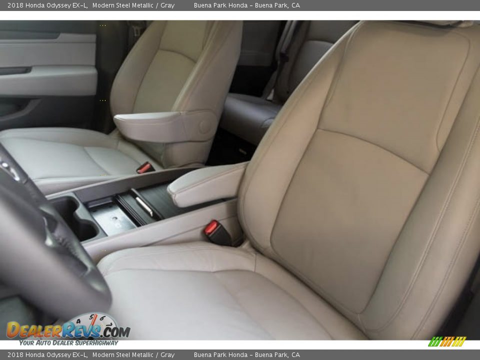 2018 Honda Odyssey EX-L Modern Steel Metallic / Gray Photo #10