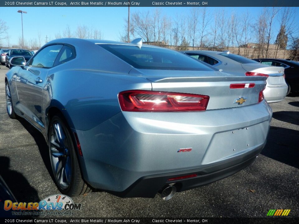 2018 Chevrolet Camaro LT Coupe Arctic Blue Metallic / Medium Ash Gray Photo #5