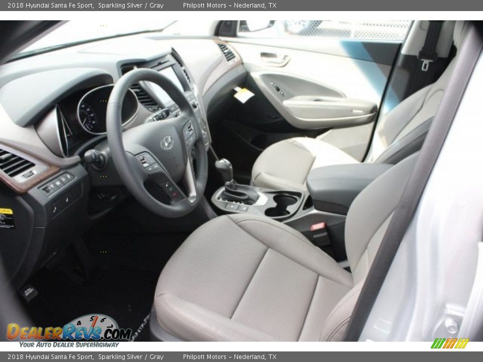 2018 Hyundai Santa Fe Sport Sparkling Silver / Gray Photo #11