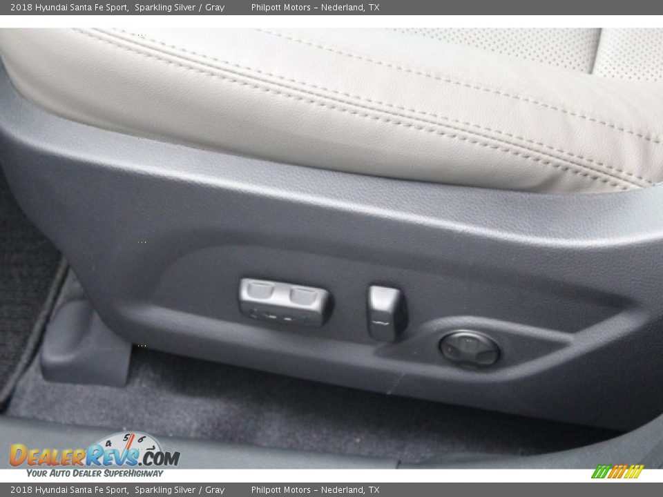 2018 Hyundai Santa Fe Sport Sparkling Silver / Gray Photo #12