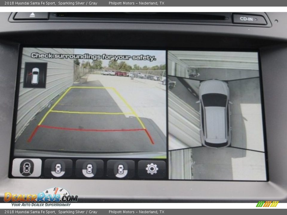 2018 Hyundai Santa Fe Sport Sparkling Silver / Gray Photo #13