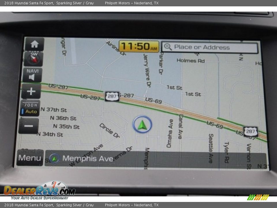 2018 Hyundai Santa Fe Sport Sparkling Silver / Gray Photo #14