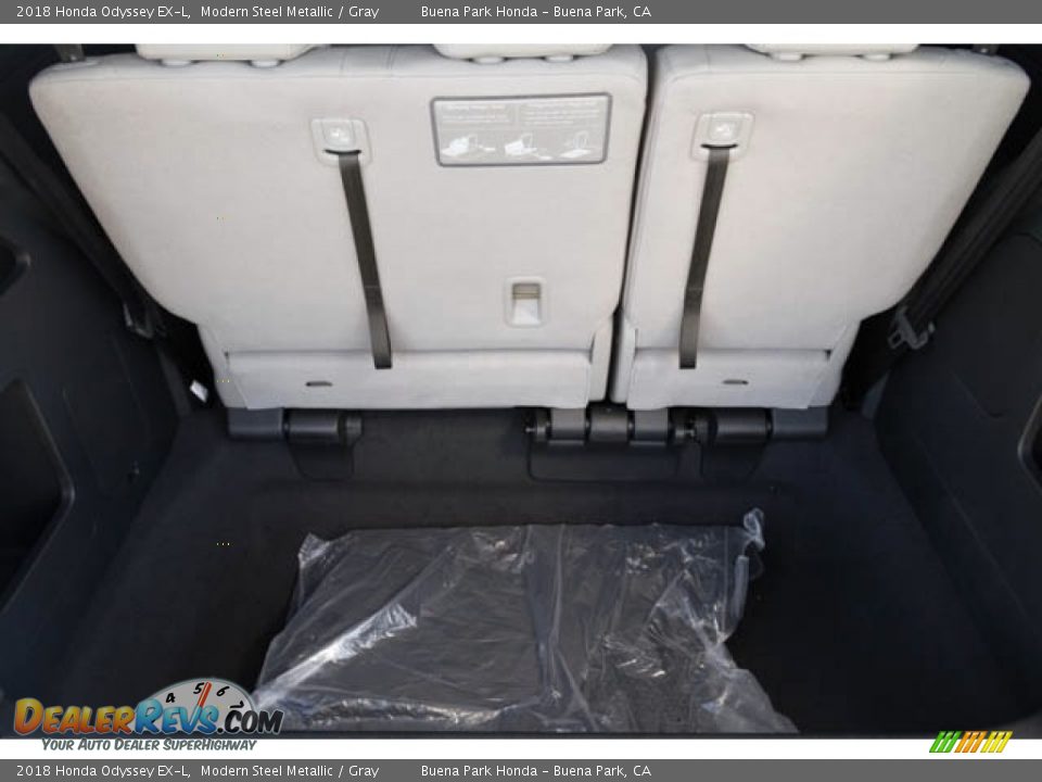 2018 Honda Odyssey EX-L Modern Steel Metallic / Gray Photo #17