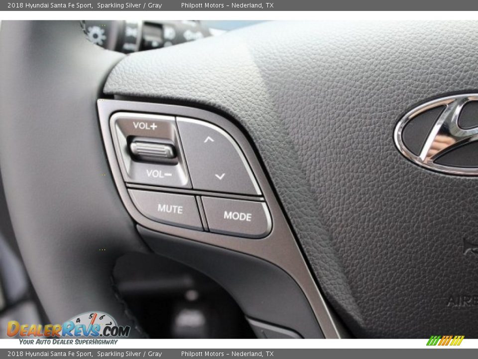 2018 Hyundai Santa Fe Sport Sparkling Silver / Gray Photo #18