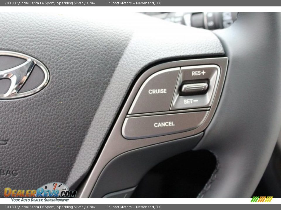 2018 Hyundai Santa Fe Sport Sparkling Silver / Gray Photo #19