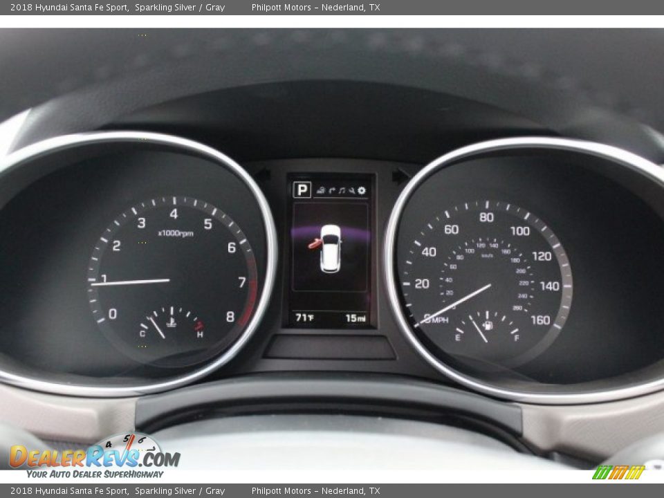 2018 Hyundai Santa Fe Sport Sparkling Silver / Gray Photo #20