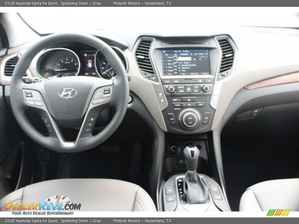 2018 Hyundai Santa Fe Sport Sparkling Silver / Gray Photo #24