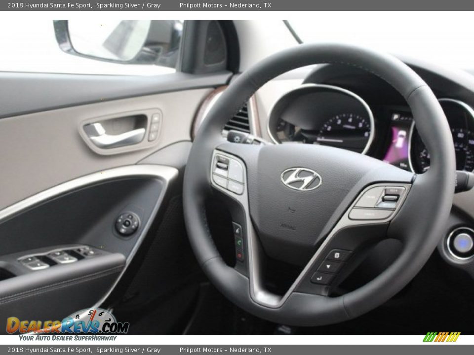2018 Hyundai Santa Fe Sport Sparkling Silver / Gray Photo #25