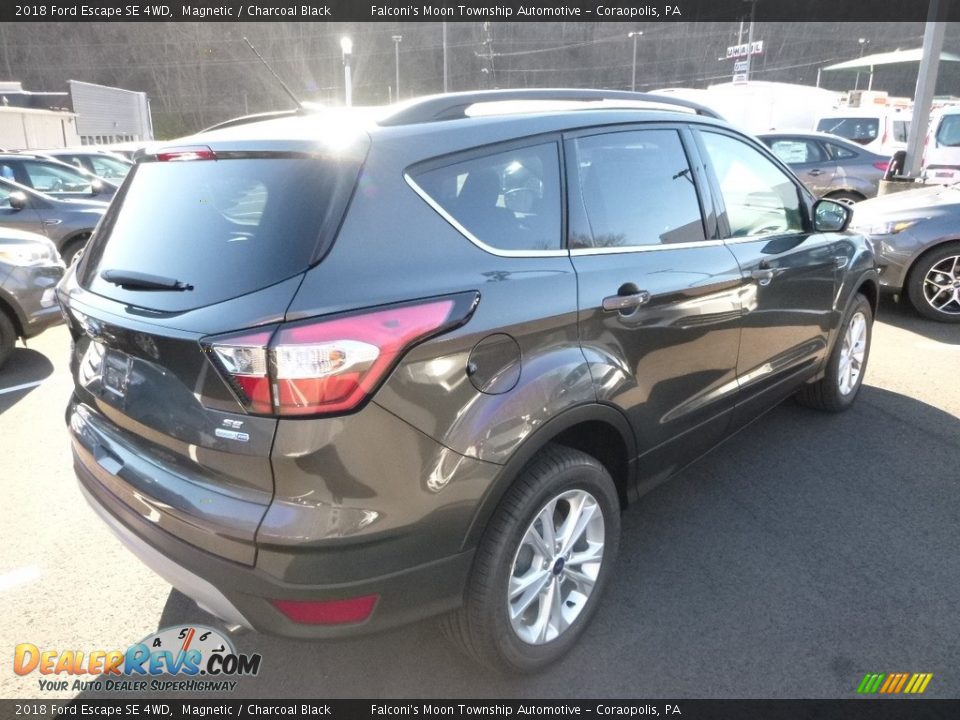 2018 Ford Escape SE 4WD Magnetic / Charcoal Black Photo #4