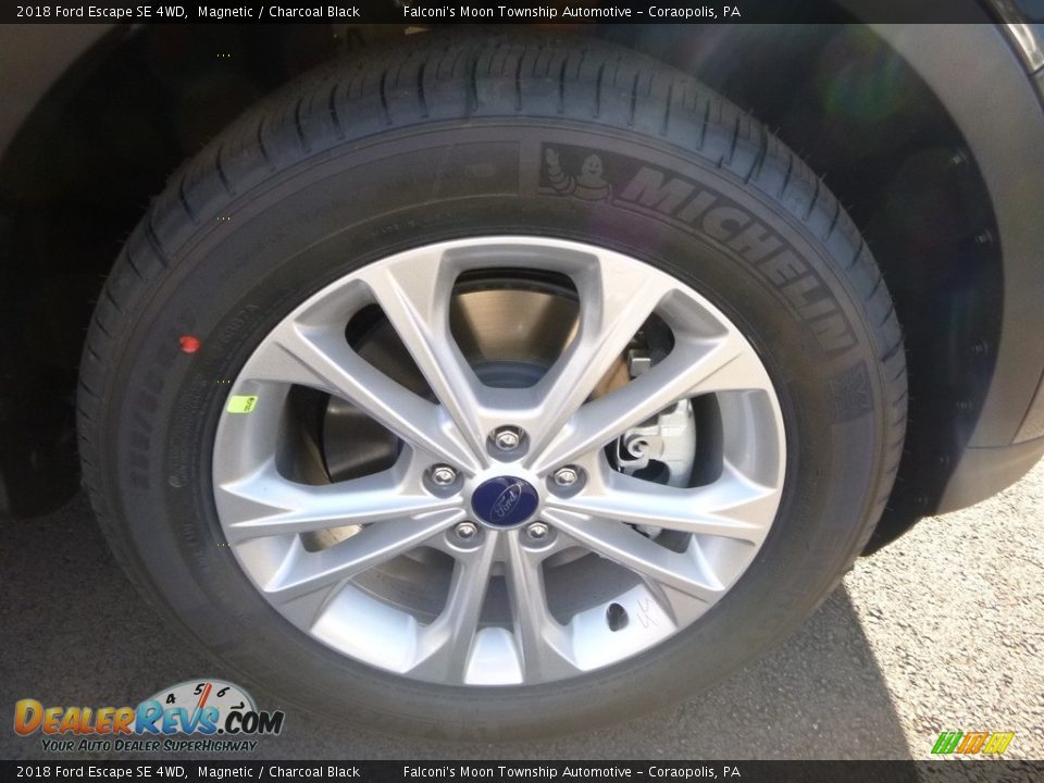 2018 Ford Escape SE 4WD Magnetic / Charcoal Black Photo #7
