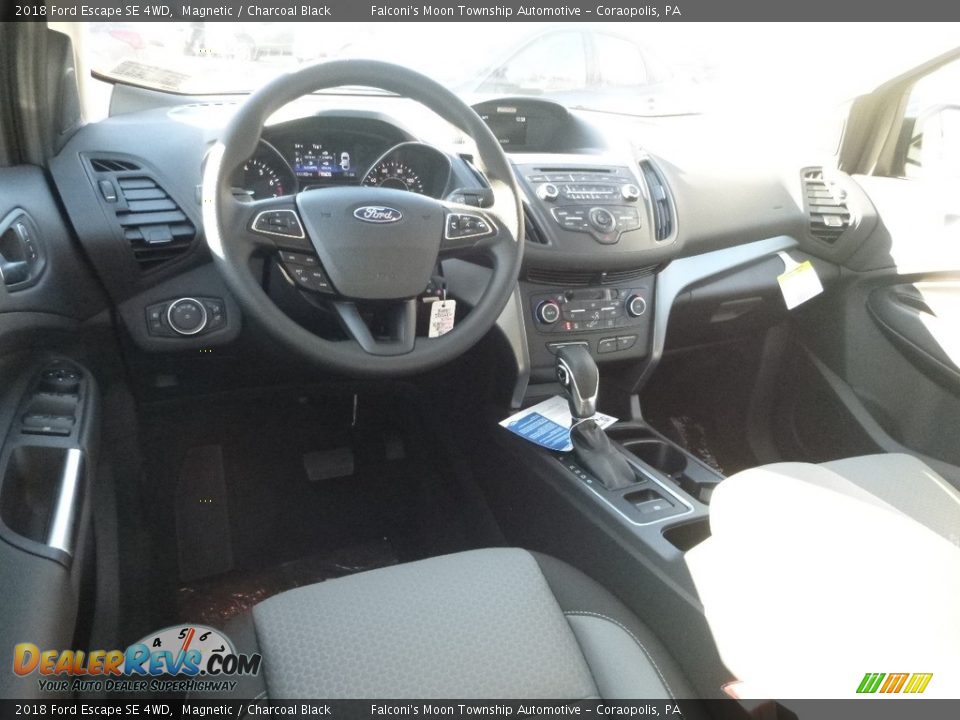 2018 Ford Escape SE 4WD Magnetic / Charcoal Black Photo #9