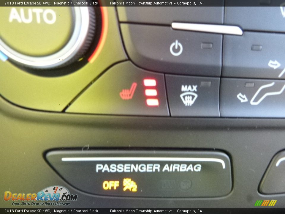 2018 Ford Escape SE 4WD Magnetic / Charcoal Black Photo #13
