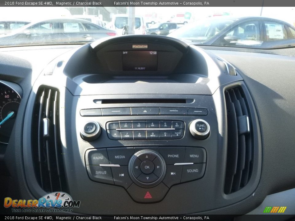 2018 Ford Escape SE 4WD Magnetic / Charcoal Black Photo #14