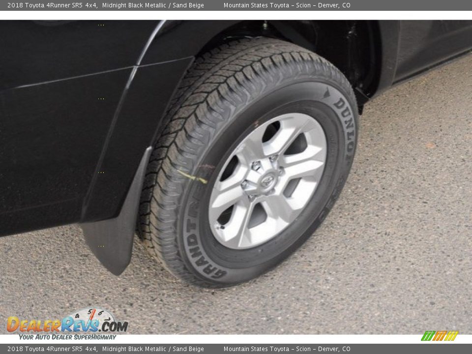 2018 Toyota 4Runner SR5 4x4 Midnight Black Metallic / Sand Beige Photo #9