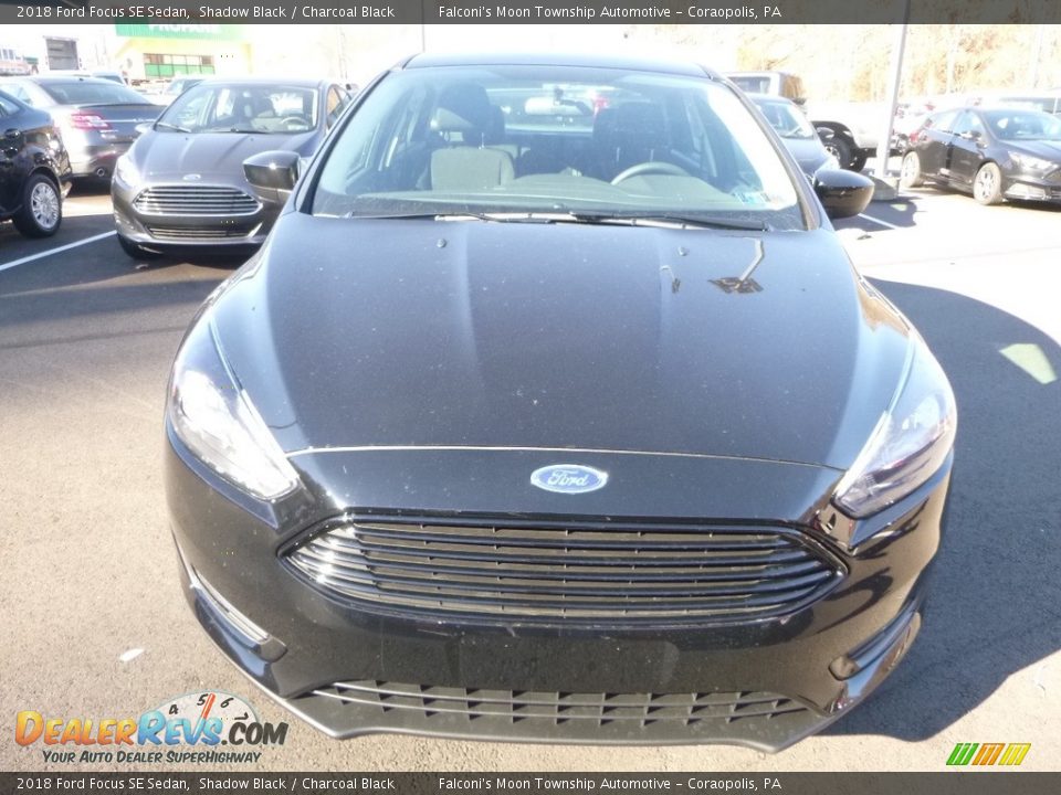 2018 Ford Focus SE Sedan Shadow Black / Charcoal Black Photo #4