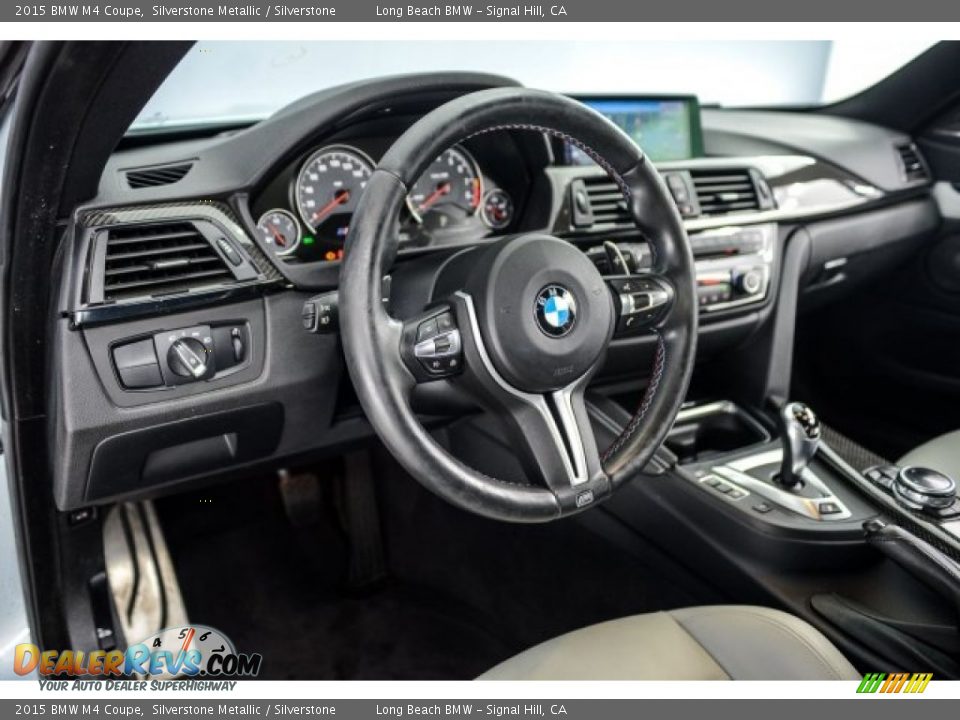 2015 BMW M4 Coupe Silverstone Metallic / Silverstone Photo #15