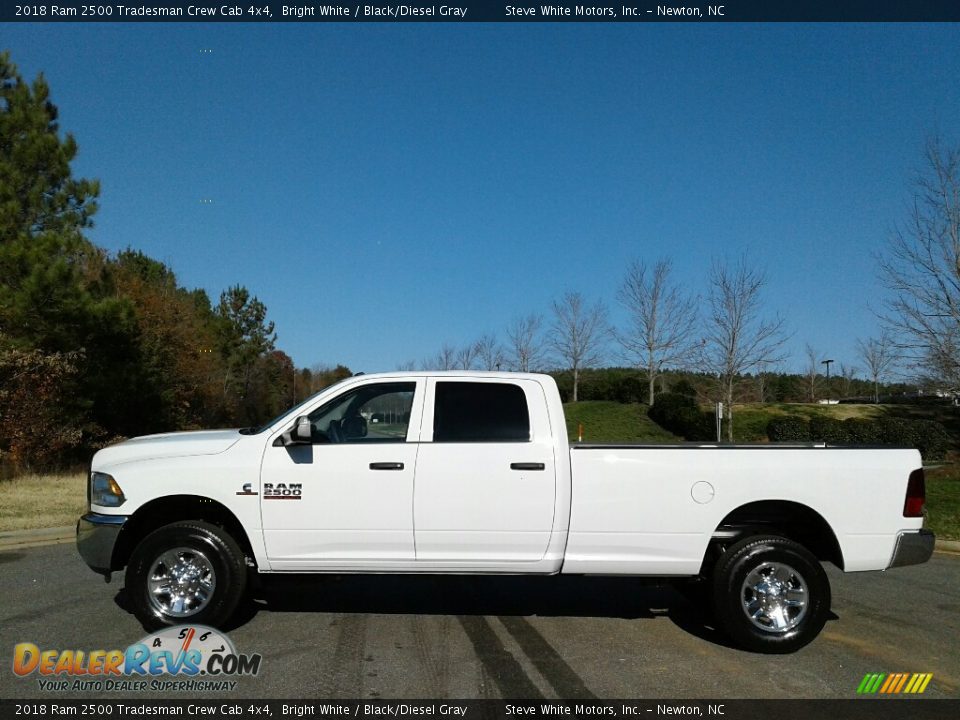 2018 Ram 2500 Tradesman Crew Cab 4x4 Bright White / Black/Diesel Gray Photo #1